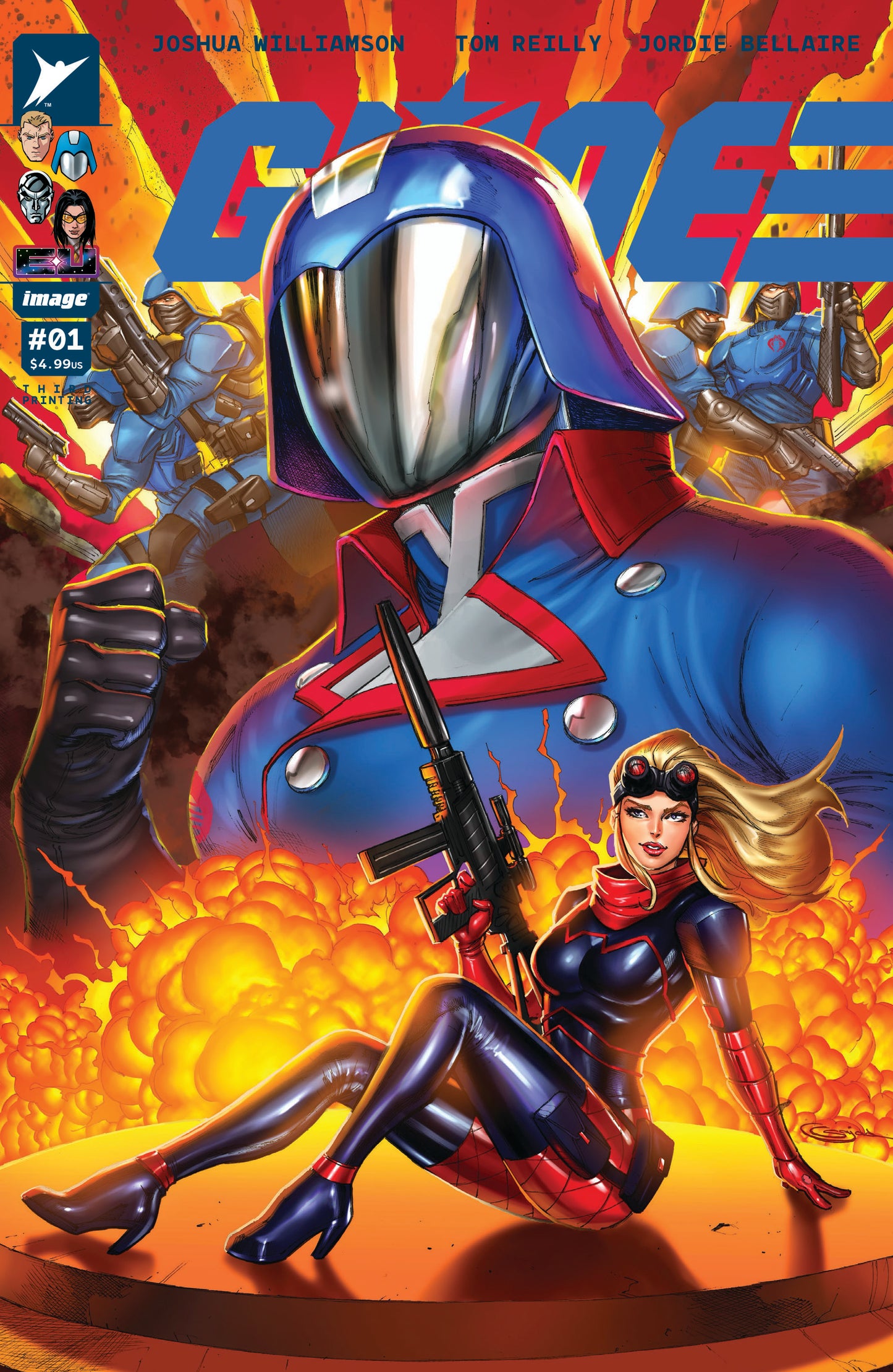GI Joe 1 Sajad Shah Trade Dress & Foil Virgin Variant SET (3rd print)