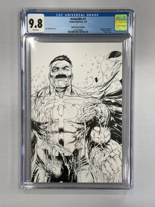 Invincible 1 | Skybound | CGC 9.8 Omni-Man B&W Variant