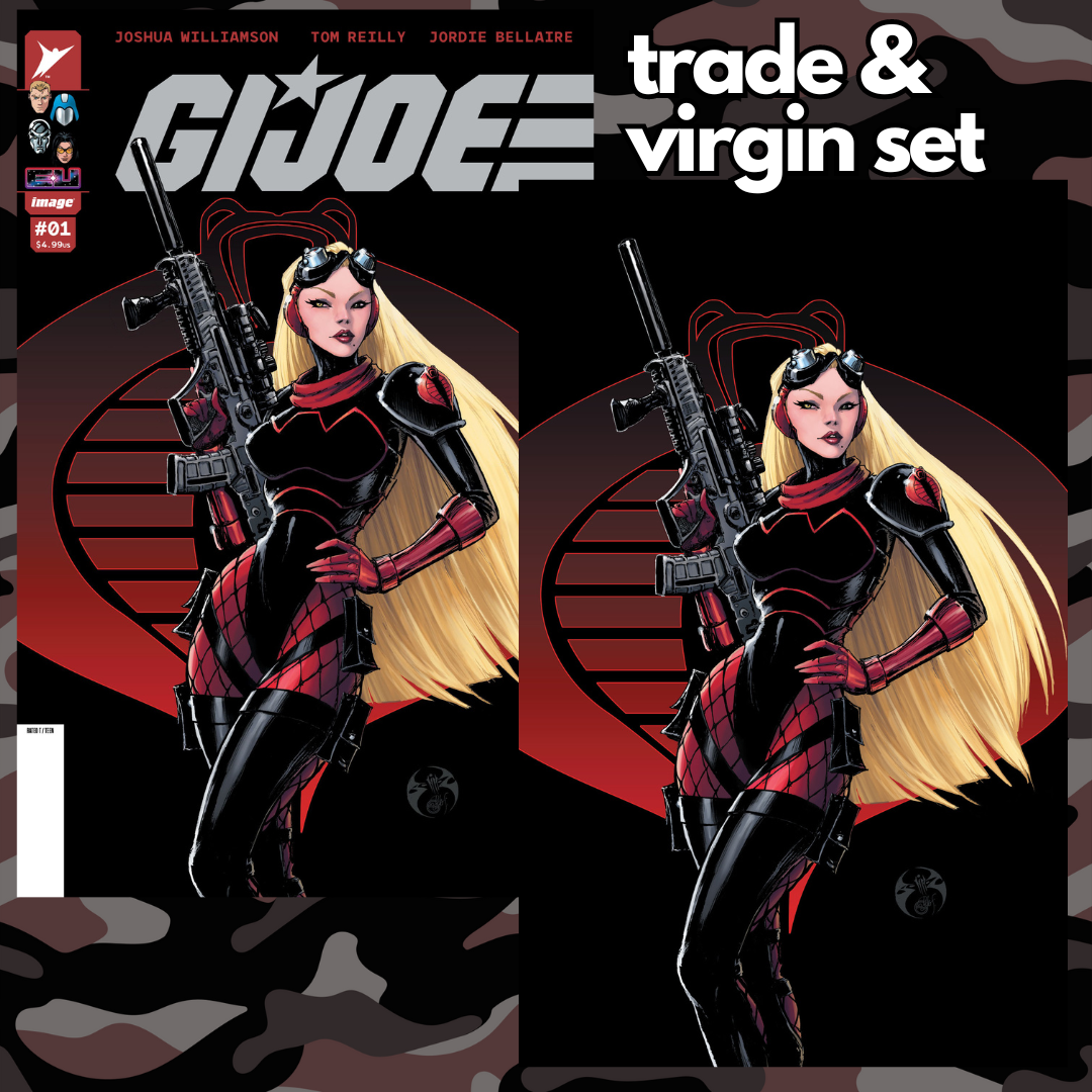 GI Joe 1 Joe Benitez Trade Dress & Virgin SET