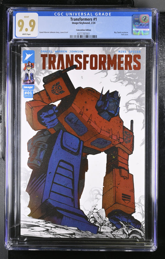 Transformers 1 | Skybound | Convention Exclusive Spot Foil CGC 9.9 (IN HAND)