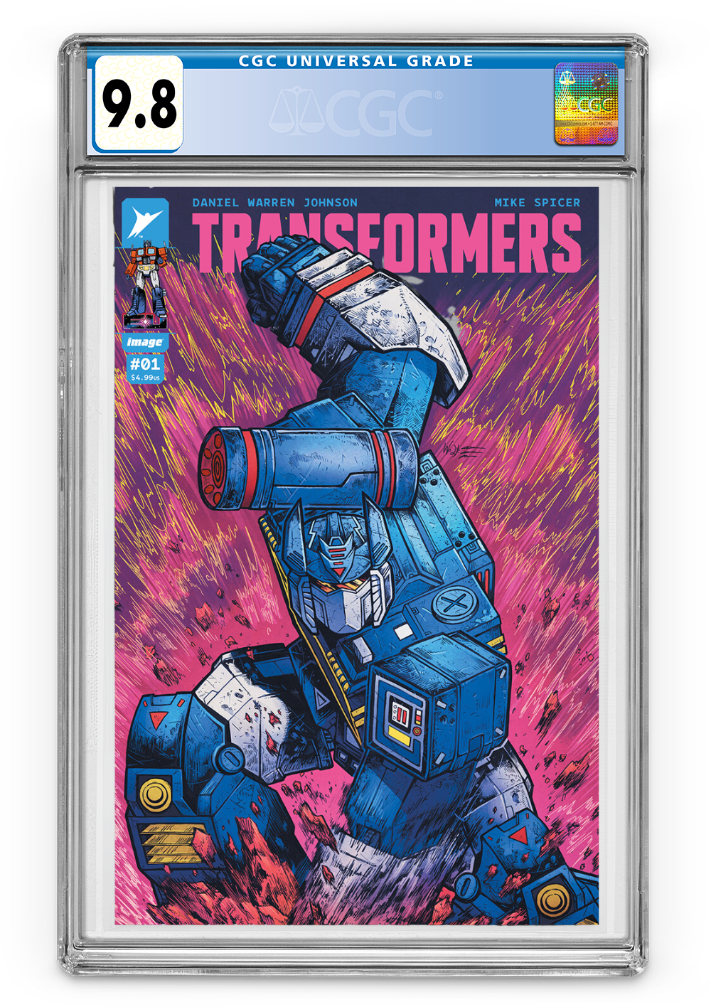 Transformers 1 | Skybound | CGC 9.8 Trade Maria Wolf Variant