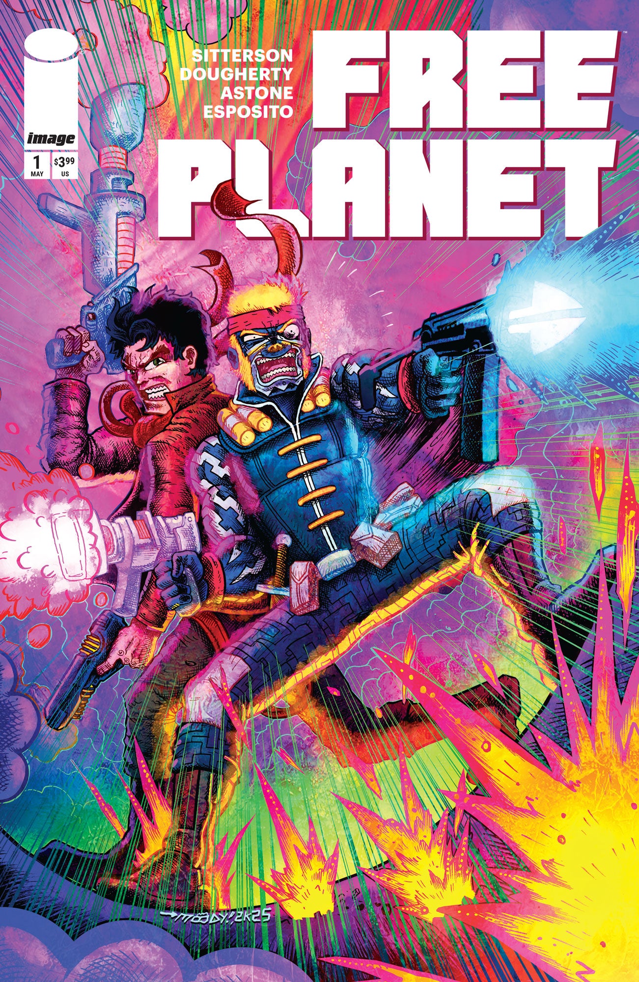 Free Planet #1 Buster Moody Exclusive Variant