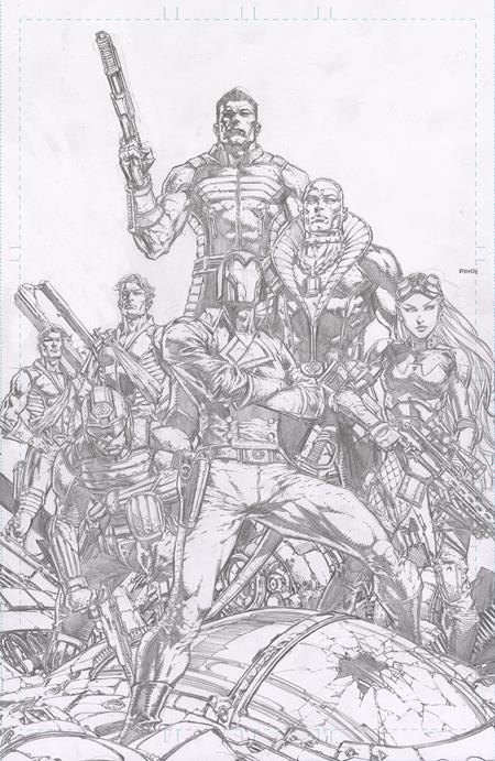 GI Joe 1 - Dave Finch 1:500 Sketch Variant