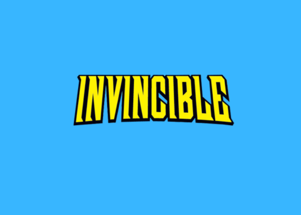 the logo for the comic and animated tv series invincible 