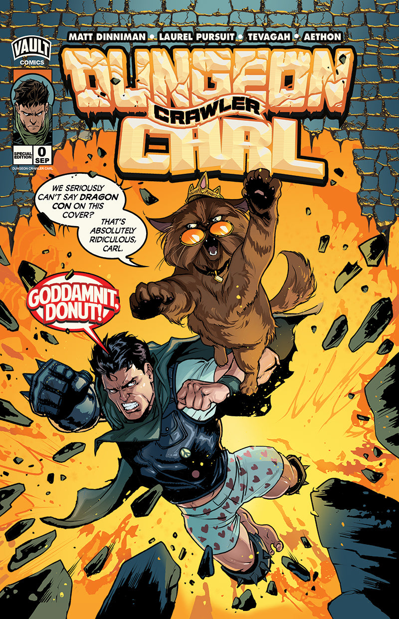 Dungeon Crawler Carl #0 - Dragon Con Variant SET of 3 (Cardstock/Foil/Embossed)