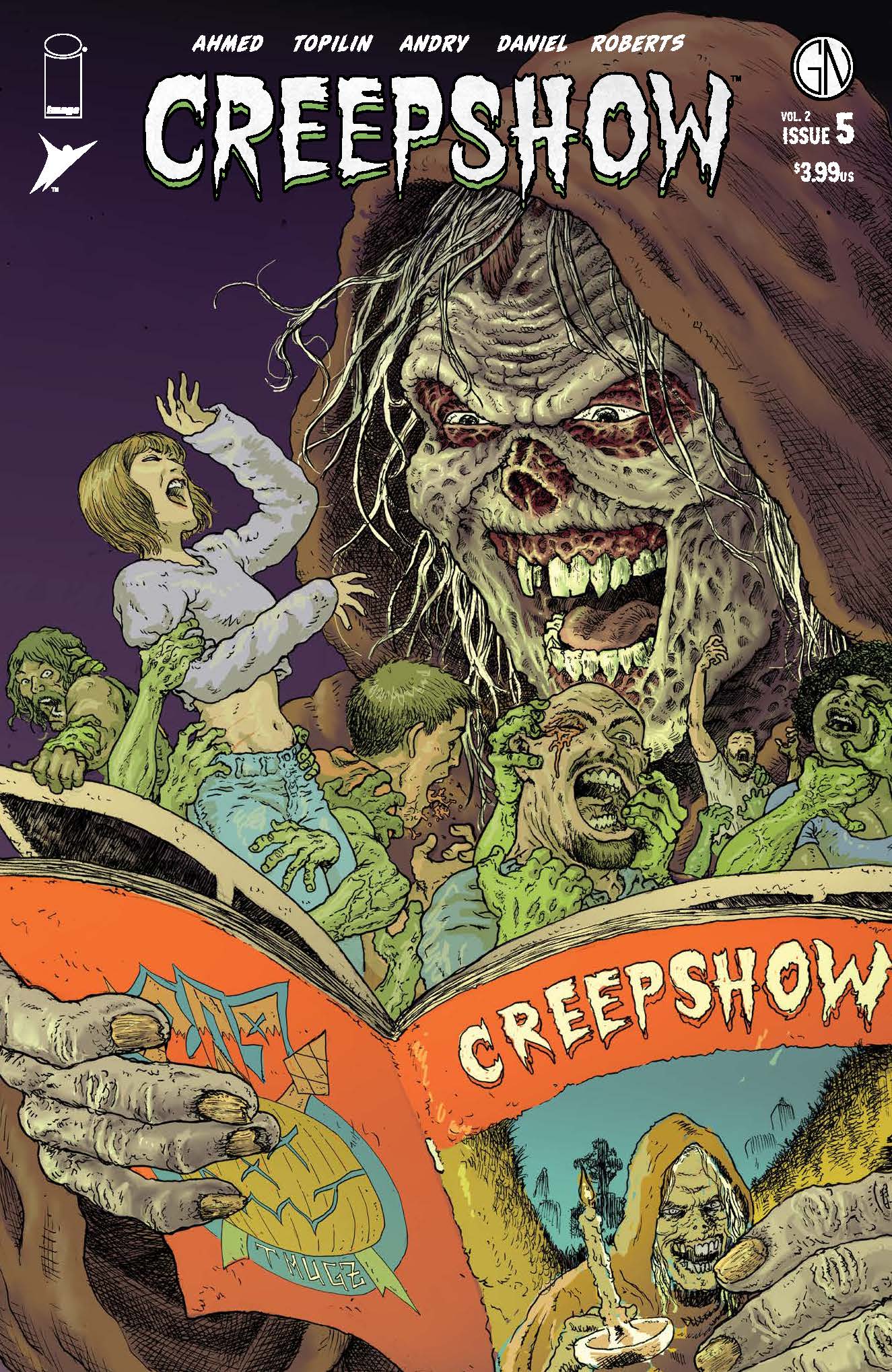 Creepshow Vol 2 Issue 5 of 5| Skybound | Ramon Villalobos Trade Dress