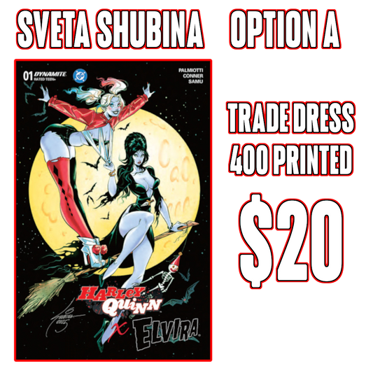 Harley Quinn X Elvira #1 Sveta Shubina Variants - PRE-ORDER