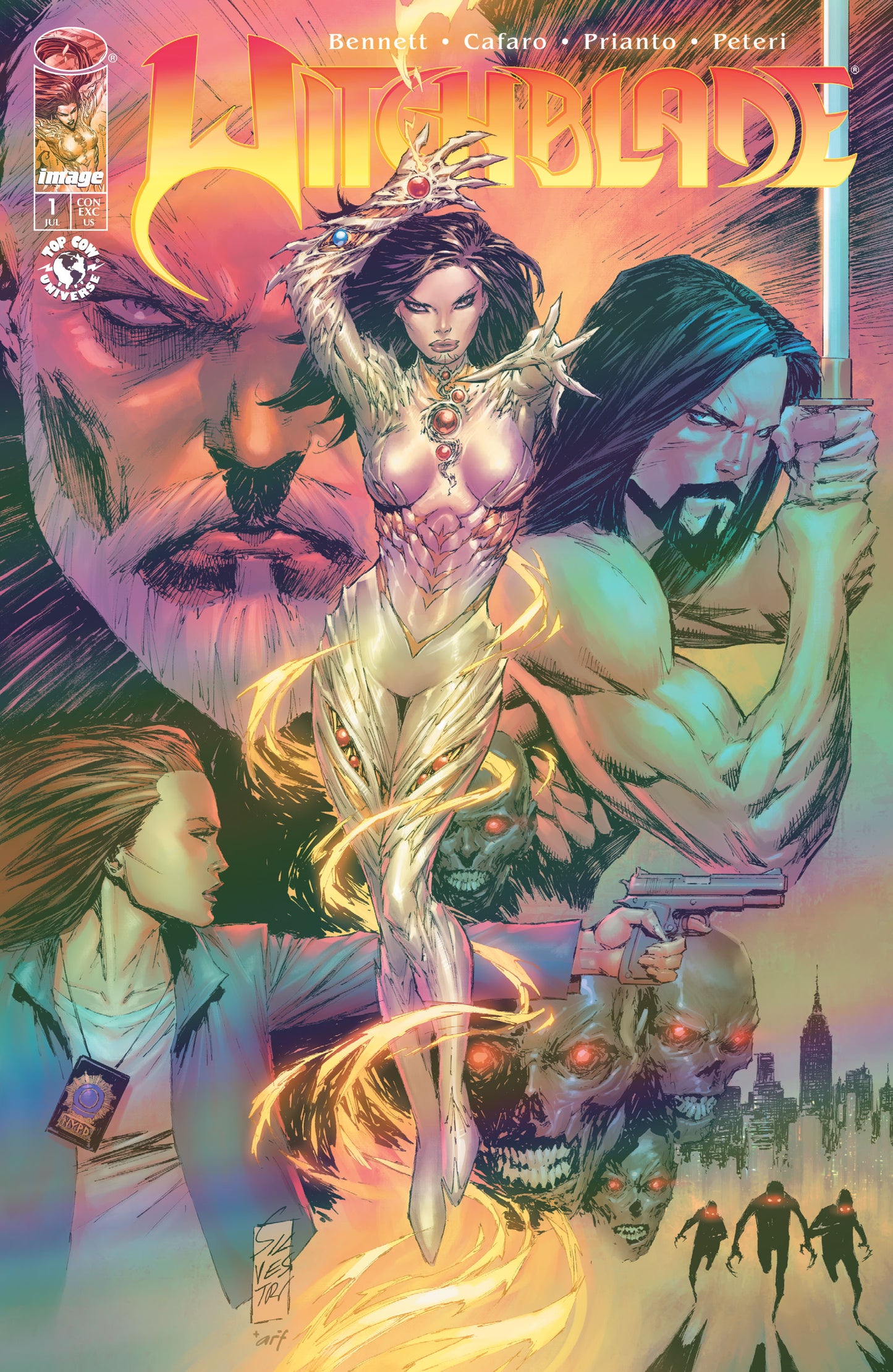 Witchblade 1 SDCC Full Foil Variant