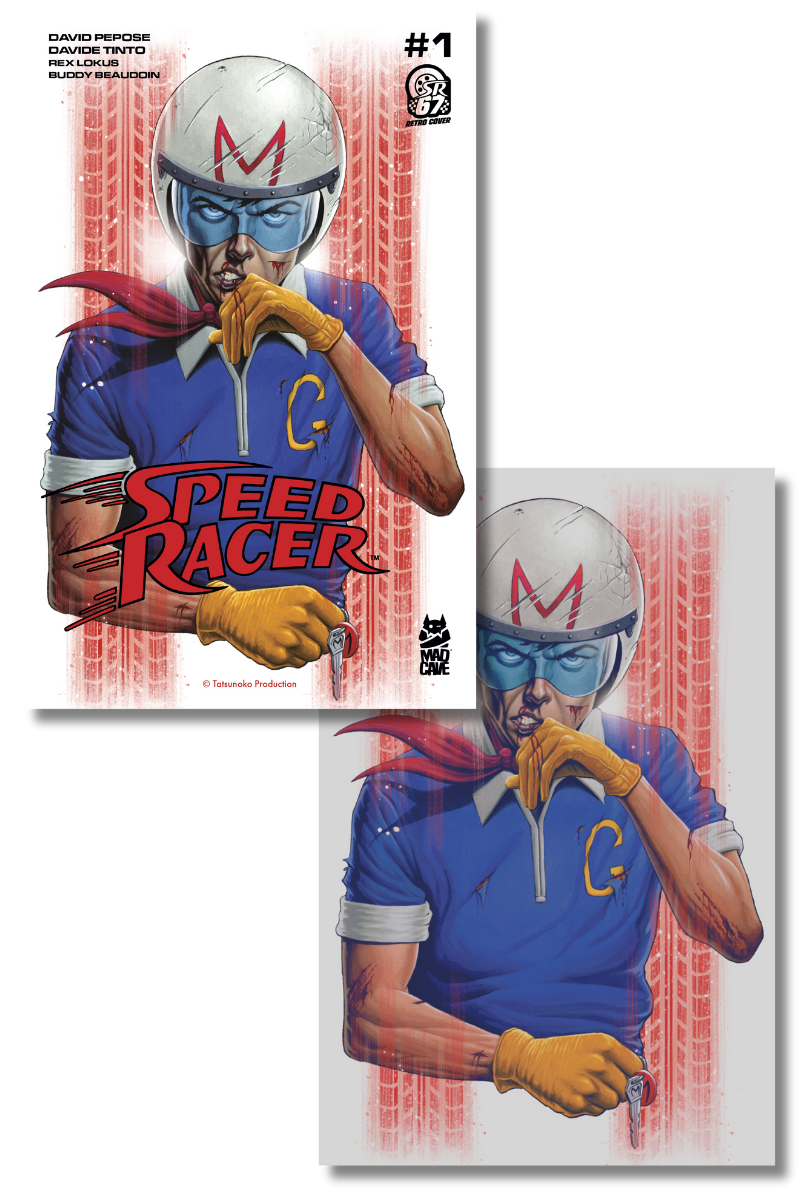 Speed Racer #1 Pete Carroll SDCC Variants